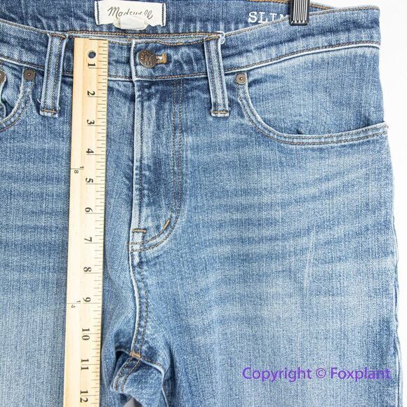 Madewell (flawed) men's Slim Authentic Flex Jeans in Seaward Wash, 34*30 - Picture 5 of 15
